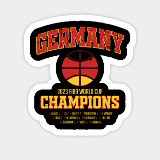 Germany Fiba World Cup Champions Sticker